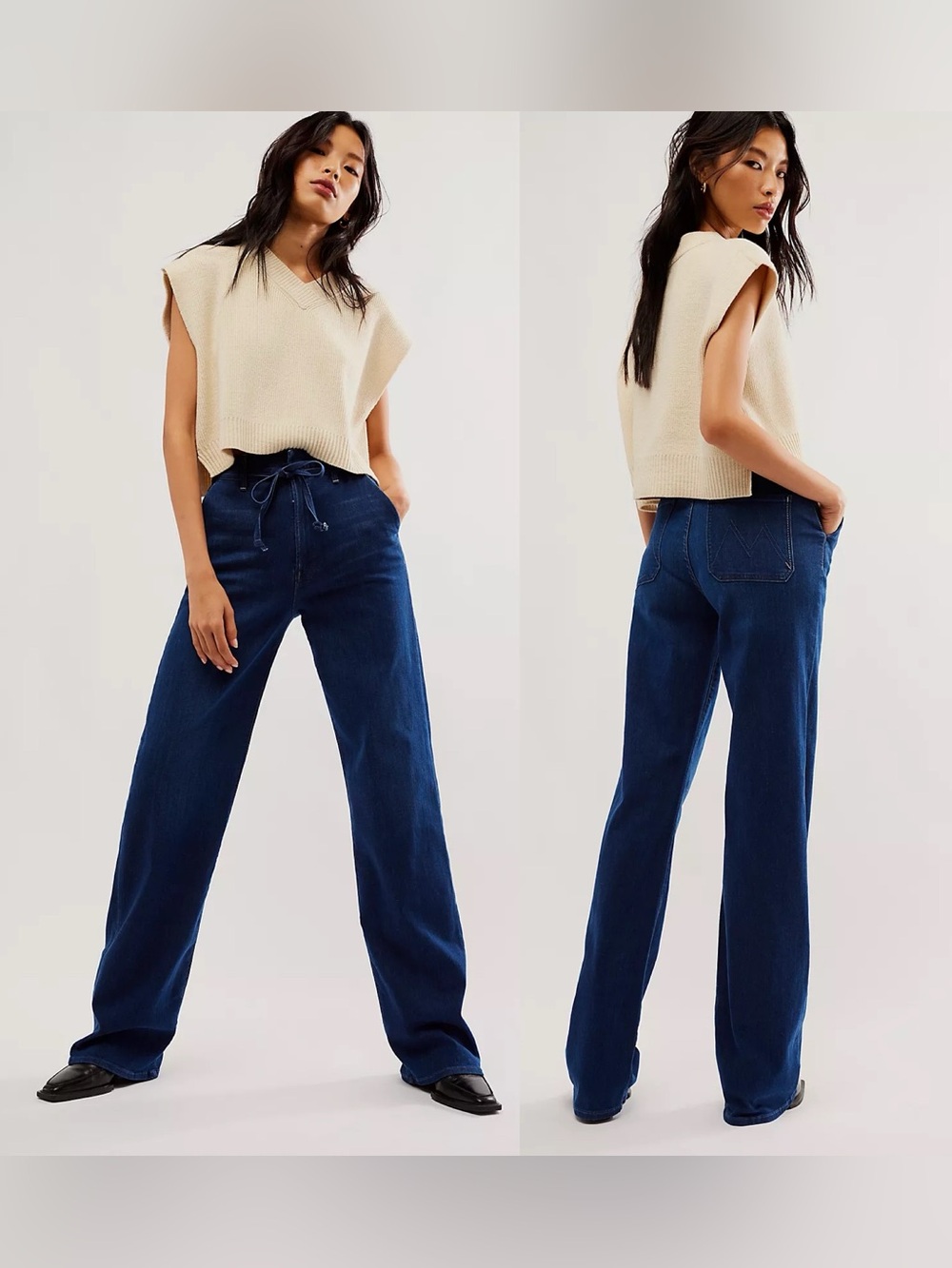 Mother The Tied up Maven Prep Heel Jeans in Animal Instinct Sz 30